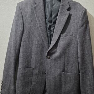 3 MEN'S Wool BLAZER JACKETS 38R MEDIUM GREY GREY OLIVE GREEN